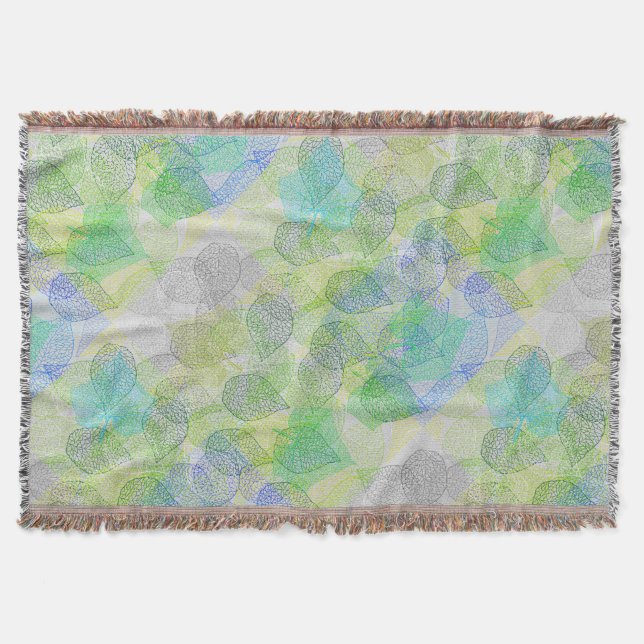 Manta Patrón de plantas A02.b Sale de LGrey BG (Anverso)