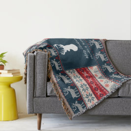 Manta Patrón de punto Navideño Personalizado