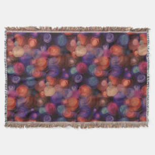 Manta Patrón de puntos de polka acuarela + tus ideas