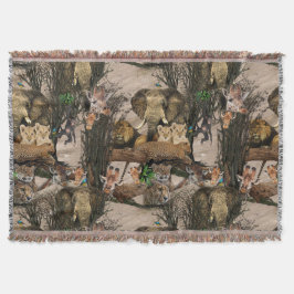 Manta Patrón de repetición de destino de vida salvaje Sa