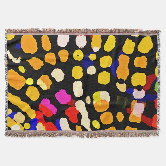 Manta Patrón de reproducción de color expresivo (Anverso)