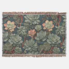 Manta Patrón de Sucultores de la Planta Lover