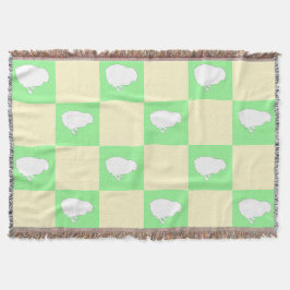 Manta Patrón de tablero de cheques de Pascua con motivo 