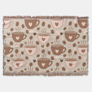 Manta Patrón de taza de café acogedor (11)