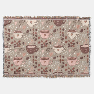Manta Patrón de taza de café acogedor (8)