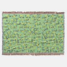 Patrón de texto de amor tipografía creativa