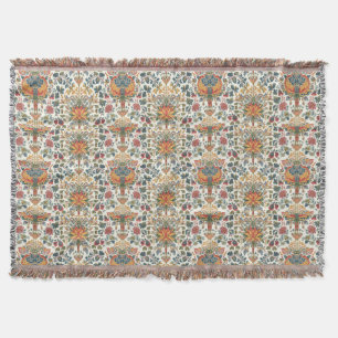Manta Patrón floral Art Nouveau de William Morris Compto