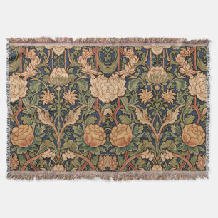Manta Patrón floral Art Nouveau de William Morris Compto