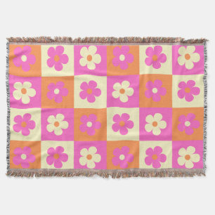 Manta Patrón floral colorido Retro BOHO Moda