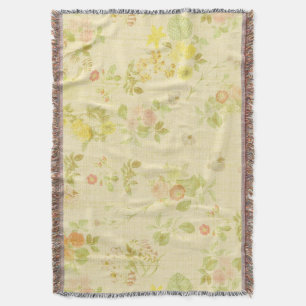 Manta Patrón floral de estilo antiguo