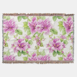 Manta Patrón floral I Flores de Lima