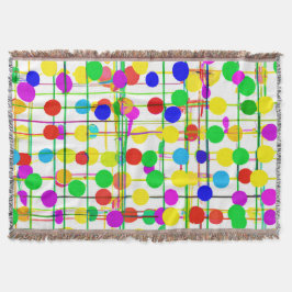 Manta Patrón geométrico aleatorio