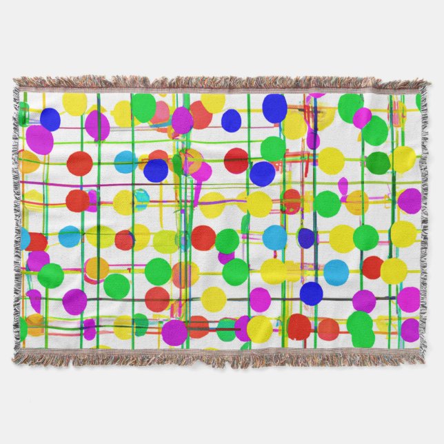 Manta Patrón geométrico aleatorio (Anverso)