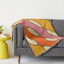 Patrón Groovy Retro Colorido de los años 70