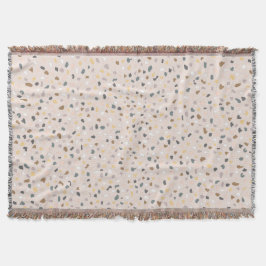Manta Patrón moderno Terrazzo Neutral suave