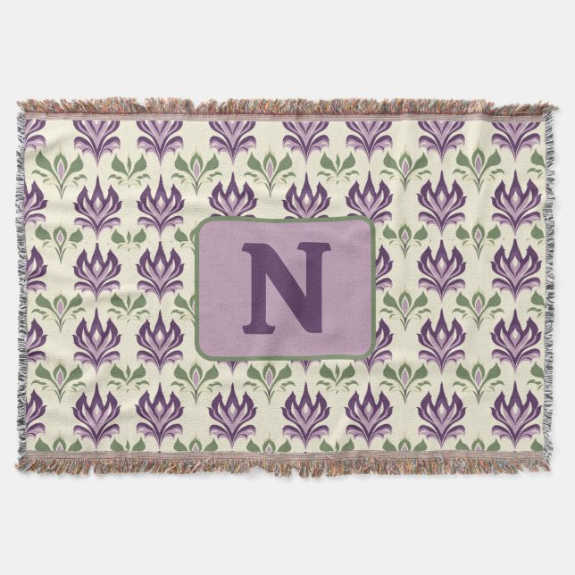 Manta Patrón motif de Lily Ornamental (Anverso)