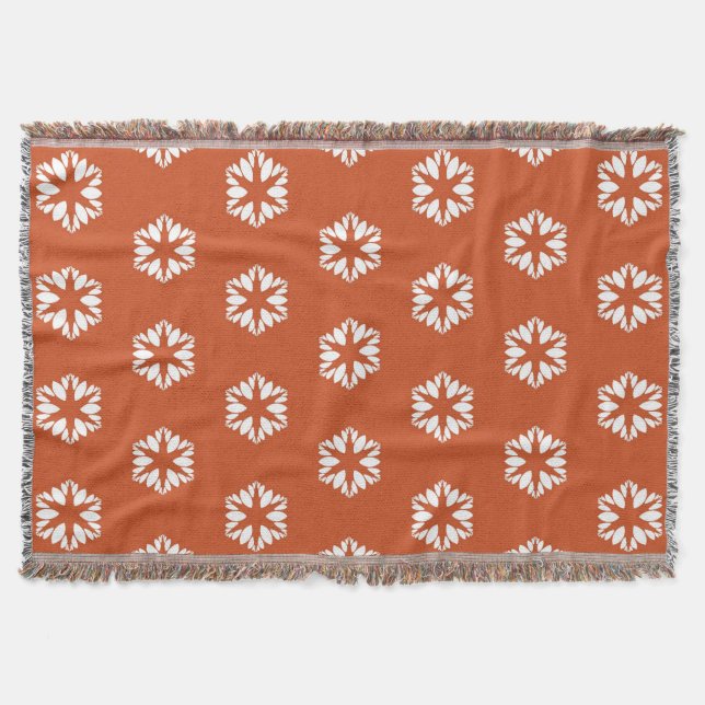 Manta Patrón Retro Estrella Explosión Decoración Boho (Anverso)