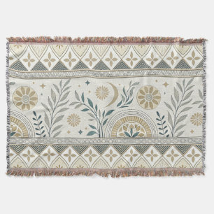 Manta Patrón sin inconvenientes del arte folclórico botá