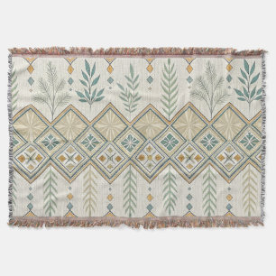 Manta Patrón sin inconvenientes del arte folclórico geom