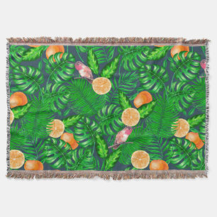 Manta Patrón tropical, colibríes