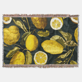 Manta Patrón V de limón y hoja