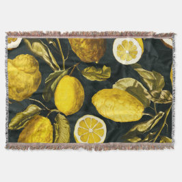 Manta Patrón V de limón y hoja