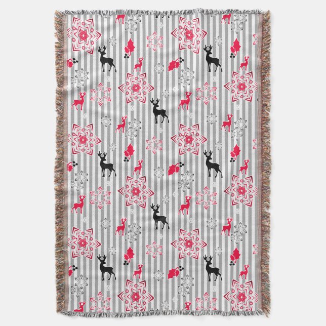 Manta patrones de navidad (Frente vertical)