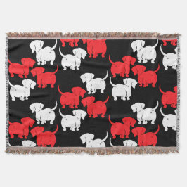 Manta Patrones de perro de Dachshund alemanes