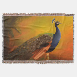 Manta Pavo real indio