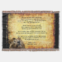 Pax Christos, León con Isaías 11:6-9