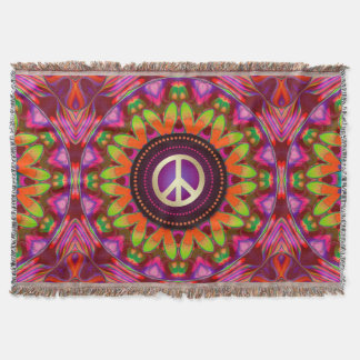 Manta Paz y amor en casa Hippie