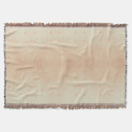 Manta Peach elegant floral butterfly pattern