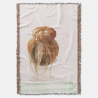 Pelo Rojo Top Knot Bun