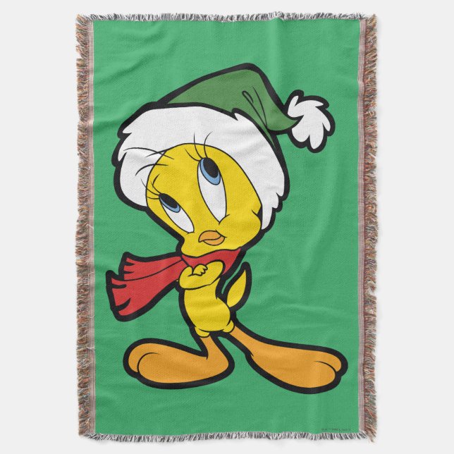 Manta Pensamientos de los Navidades de TWEETY™ (Frente vertical)