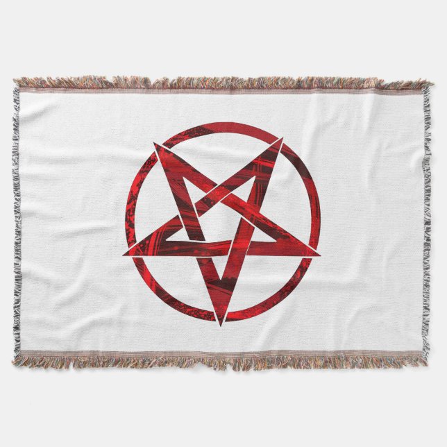 Manta Pentagrama del Diablo Rojo (Anverso)