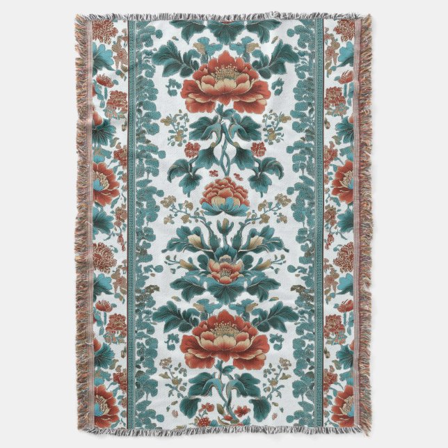 Manta Peony Brocade (Frente vertical)