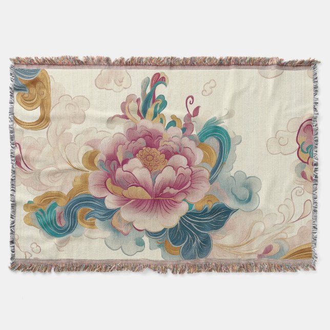 Manta Peony flotante (Anverso)