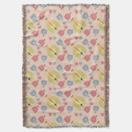 Manta Pequeño patrón de luz de ilustracion de polilla de