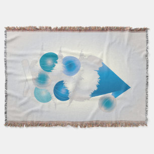 Manta Perla y azul para Navidades