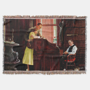 Manta Permiso de matrimonio de Norman Rockwell