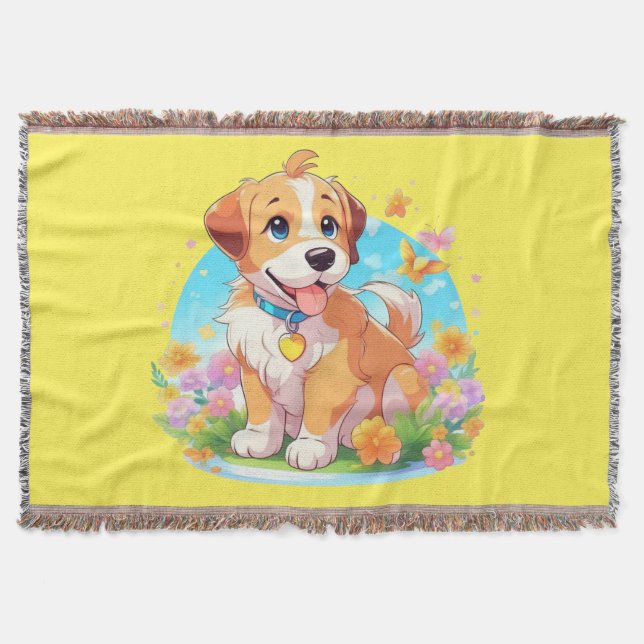 Manta Perro de cachorro (Anverso)