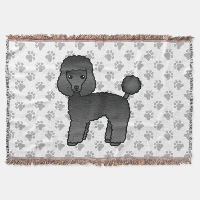 Manta Perro de dibujos animados lindo Caniche Juguete Ne (Anverso)