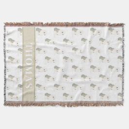 Manta Perro pastor inglés antiguo personalizado