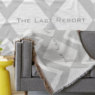 Manta Personaliza tu Beach House Gray Zig Zag