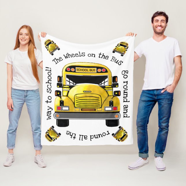 Manta personalizada autobús escolar (In situ)
