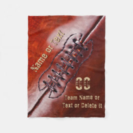 Manta personalizada barata del fútbol, texto 3