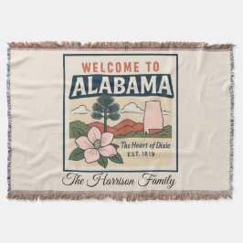 Manta personalizada de Alabama