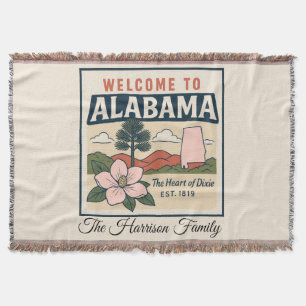 Manta personalizada de Alabama