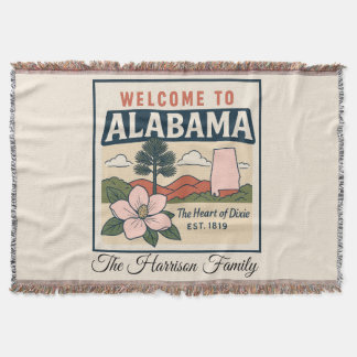 Manta personalizada de Alabama