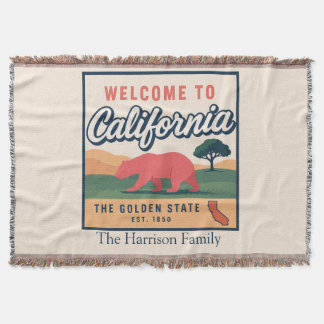 Manta personalizada de California
